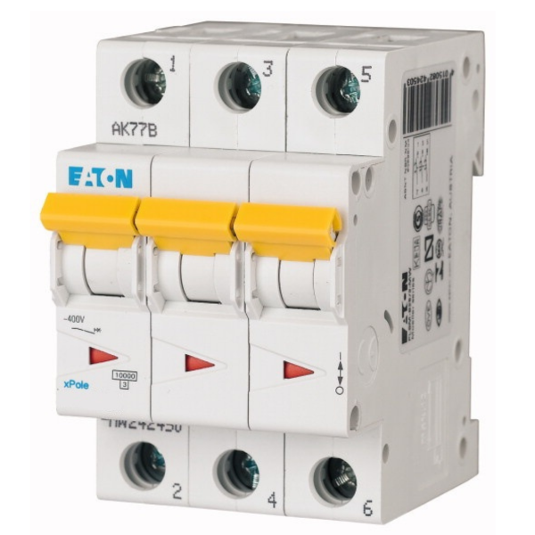 PLSM-D20/3 Mini Circuit Breaker 20Amps 3Pole Type D Characteristic