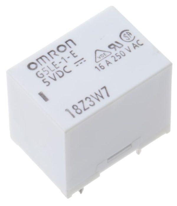 G5LE-1-E 5VDC, 16 Amp, SPST Sugar Cube Relay